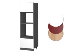 Vicco Mikrowellenschrank R-Line Küchenregal für die Mikrowelle /Anthrazit 60 cm J-Shape< Küchenregale