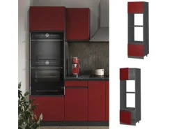 Herde<Vicco Mikrowellenschrank R-Line Küchenregal für die Mikrowelle /Anthrazit 60 cm J-Shape