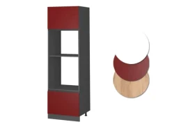 Herde<Vicco Mikrowellenschrank R-Line Küchenregal für die Mikrowelle /Anthrazit 60 cm J-Shape