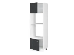 Vicco Mikrowellenschrank R-Line Küchenregal für die Mikrowelle Schwarz Beton/Weiß< Küchenregale|Gefrierschränke