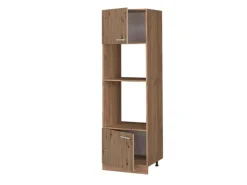 Vicco Mikrowellenschrank R-Line Küchenregal für die Mikrowelle Artisan-Eiche/Goldkraft Eiche 60 cm< Küchenregale