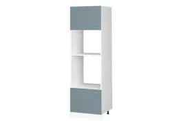 Küchenregale|Küchenschränke<Vicco Mikrowellenschrank R-Line Küchenregal für die Mikrowelle Blau-Grau/Weiß 60 cm