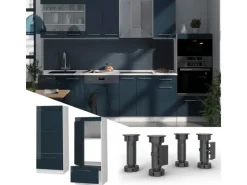 Vicco Mikrowellenschrank Fame-Line Küchenregal für die Mikrowelle Hochglanz/Weiß 60 cm< Küchenregale