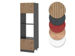 Vicco Mikrowellenschrank R-Line Küchenregal für die Mikrowelle Artisan-Eiche/Anthrazit 60 cm< Küchenregale