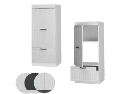 Küchenregale<Vicco Mikrowellenschrank Fame-Line Küchenregal für die Mikrowelle Landhaus/ 60 cm