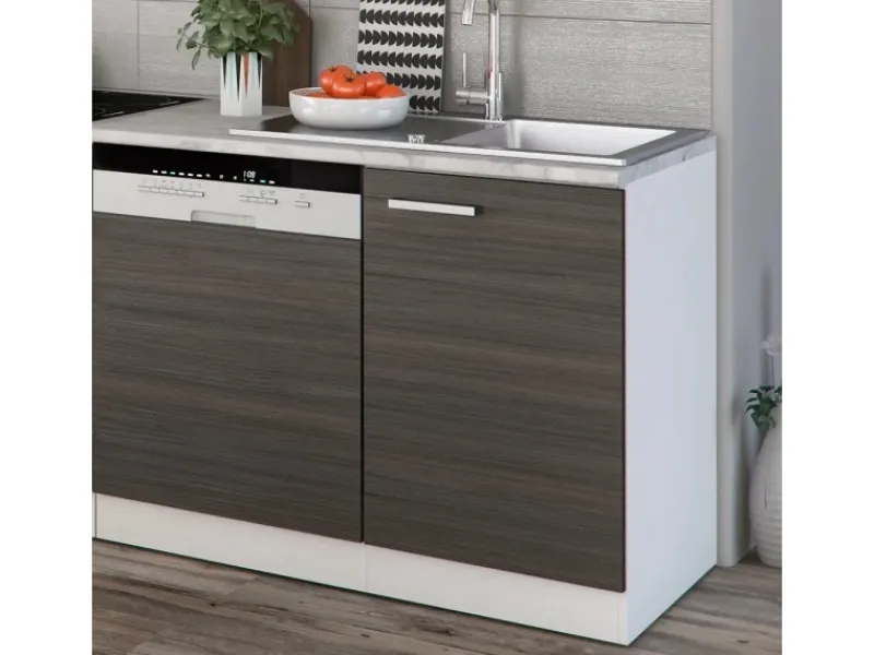 Vicco Optima Küchenzeile /Weiß 270 cm ohne ArbeitsplatteOptima ohne E-Geräte< Einbauküchen