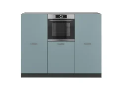 New Vicco R-Line Einbauküche Blau-Grau/Anthrazit 180 cm ohne Arbeitsplatte ohne E-Geräte Blaugrau