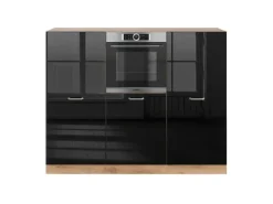 Vicco R-Line Einbauküche /Goldkraft Eiche 180 cm ohne Arbeitsplatte ohne E-Geräte< Einbauküchen