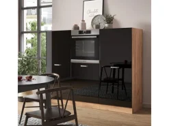 Vicco R-Line Einbauküche /Goldkraft Eiche 180 cm ohne Arbeitsplatte ohne E-Geräte< Einbauküchen