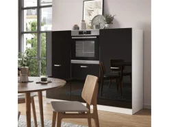 Vicco R-Line Einbauküche /Weiß 180 cm ohne Arbeitsplatte ohne E-Geräte< Einbauküchen
