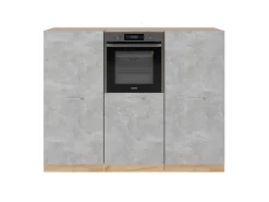 Zubehör Für Küchenarmatur|Herde<Vicco R-Line Küchenblock /Goldkraft Eiche 180 cm ohne Arbeitsplatte ohne E-Geräte