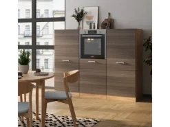 Vicco R-Line Küchenblock /Goldkraft Eiche 180 cm ohne Arbeitsplatte ohne E-Geräte< Einbauküchen
