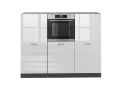 Einbauküchen<Vicco R-Line Küchenblock /Anthrazit 180 cm ohne Arbeitsplatte ohne E-Geräte