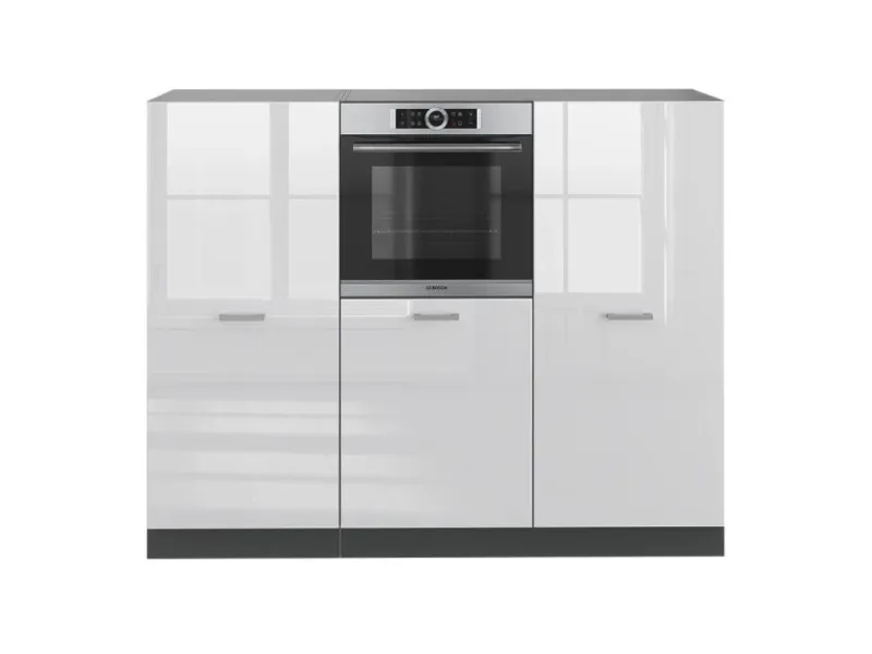 Einbauküchen<Vicco R-Line Küchenblock /Anthrazit 180 cm ohne Arbeitsplatte ohne E-Geräte