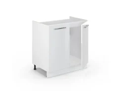 Vicco Spülenunterschrank Fame-Line Hochglanz/ 80 cm ohne Arbeitsplatte< Einbauküchen|Küchenschränke