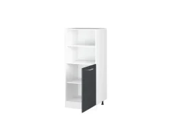 Online Vicco Vorratsschrank R-Line Herdschrank Schwarz Beton/Weiß 60 cm Beton Anthrazit