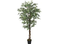 Töpfe<vidaXL Ahornbaum Künstlich 224 Blätter 80 cm Grün