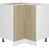 Best vidaXL Eckunterschrank Sonoma-Eiche 75,5x75,5x80,5 cm Holzwerkstoff