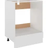 New vidaXL Herdumbauschrank Weiß 60x46x81,5 cm Holzwerkstoff