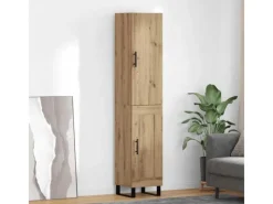 Hot vidaXL Highboard Artisan-Eiche 34,5 x 34 x 180 cm Holzwerkstoff 3415838 Artisan Eiche