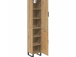 Hot vidaXL Highboard Artisan-Eiche 34,5 x 34 x 180 cm Holzwerkstoff 3415838 Artisan Eiche