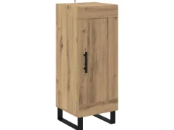 Hot vidaXL Highboard Artisan-Eiche 34,5 x 34 x 180 cm Holzwerkstoff 3415838 Artisan Eiche