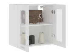 Sale vidaXL Hängeglasschrank Weiß 60x31x60 cm Holzwerkstoff