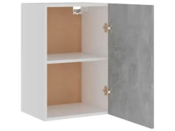 vidaXL Hängeschrank Betongrau 39,5x31x60 cm Holzwerkstoff< Küchenregale