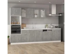 vidaXL Hängeschrank Betongrau 39,5x31x60 cm Holzwerkstoff< Küchenregale