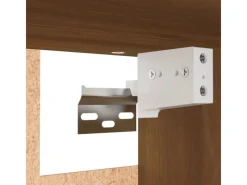 Küchenschränke<vidaXL Hängeschrank Braun Eichen-Optik 60x31x60 cm Holzwerkstoff