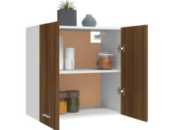 Küchenschränke<vidaXL Hängeschrank Braun Eichen-Optik 60x31x60 cm Holzwerkstoff
