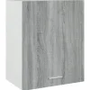 New vidaXL Hängeschrank Grau Sonoma 50x31x60 cm Holzwerkstoff