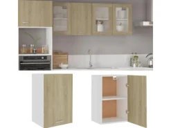 Hot vidaXL Hängeschrank Lyon Sonoma-Eiche 39,5x31x60 cm Holzwerkstoff 801255 Sonoma Eiche