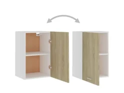 Hot vidaXL Hängeschrank Lyon Sonoma-Eiche 39,5x31x60 cm Holzwerkstoff 801255 Sonoma Eiche