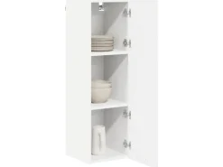 Best vidaXL Hängeschrank mit Tür Riga 30 x 31 x 100 cm Holzwerkstoff 884330 Weiß
