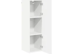 Best vidaXL Hängeschrank mit Tür Riga 30 x 31 x 100 cm Holzwerkstoff 884330 Weiß