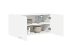 Clearance vidaXL Hängeschrank mit Tür Riga 80 x 31 x 40 cm Holzwerkstoff 884178 Weiß