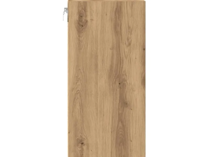 Hot vidaXL Hängeschrank Riga Artisan-Eiche 40x29,5x60 cm Holzwerkstoff 854183 Eiche Handbeschlagen