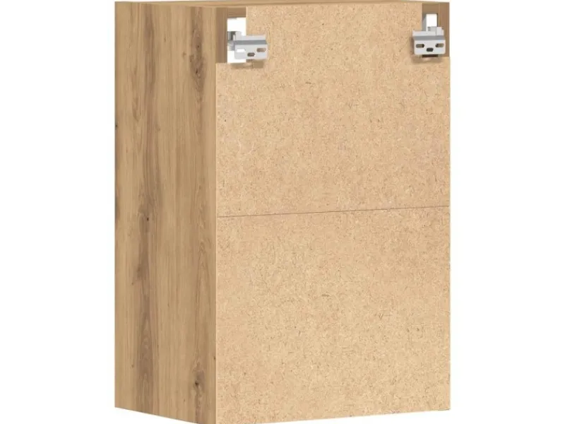 Hot vidaXL Hängeschrank Riga Artisan-Eiche 40x29,5x60 cm Holzwerkstoff 854183 Eiche Handbeschlagen