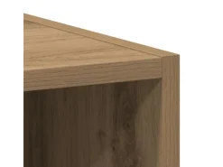 Hot vidaXL Hängeschrank Riga Artisan-Eiche 40x29,5x60 cm Holzwerkstoff 854183 Eiche Handbeschlagen
