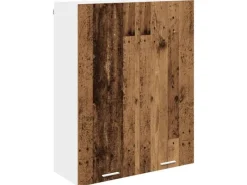 Discount vidaXL Hängeschrank Riga 80 x 31 x 100 cm Holzwerkstoff 884368 Altholz