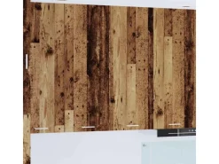 Discount vidaXL Hängeschrank Riga 80 x 31 x 100 cm Holzwerkstoff 884368 Altholz
