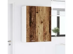 Discount vidaXL Hängeschrank Riga 80 x 31 x 100 cm Holzwerkstoff 884368 Altholz