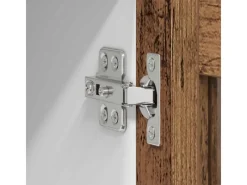 Outlet vidaXL Hängeschrank Riga 80 x 31 x 100 cm Holzwerkstoff 884400 Altholz