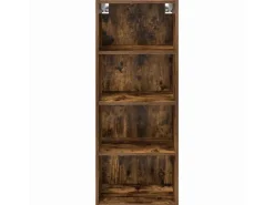 vidaXL Hängeschrank Riga Geräucherte Eiche 40 x 29,5 x 100 cm 884470< Küchenschränke