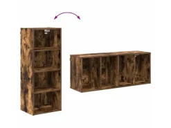 vidaXL Hängeschrank Riga Geräucherte Eiche 40 x 29,5 x 100 cm 884470< Küchenschränke