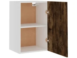 Outlet vidaXL Hängeschrank Räuchereiche 39,5x31x60 cm Holzwerkstoff