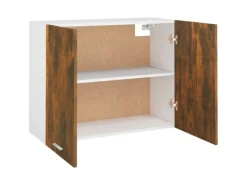 Küchenschränke<vidaXL Hängeschrank Räuchereiche 80x31x60 cm Holzwerkstoff