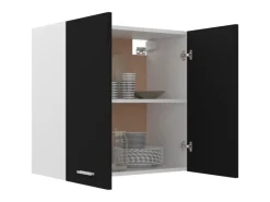 Küchenschränke<vidaXL Hängeschrank Schwarz 60x31x60 cm Holzwerkstoff