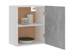 vidaXL Hängeschränke 2 Stk Betongrau 50x31x60 cm Holzwerkstoff< Küchenschränke